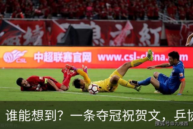 谁能想到？一条夺冠祝贺文，乒协官网沦陷，7.3亿阅读看清饭圈疯狂